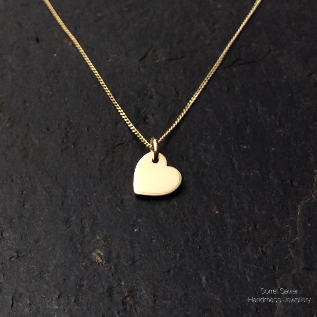 9ct Gold Heart Necklace