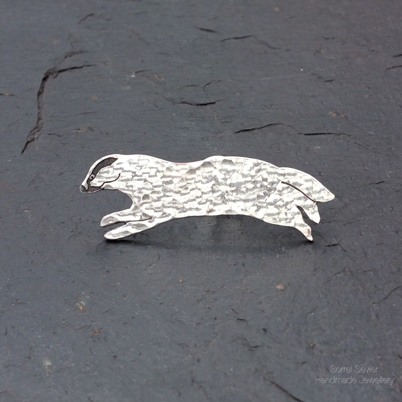 Badger Brooch