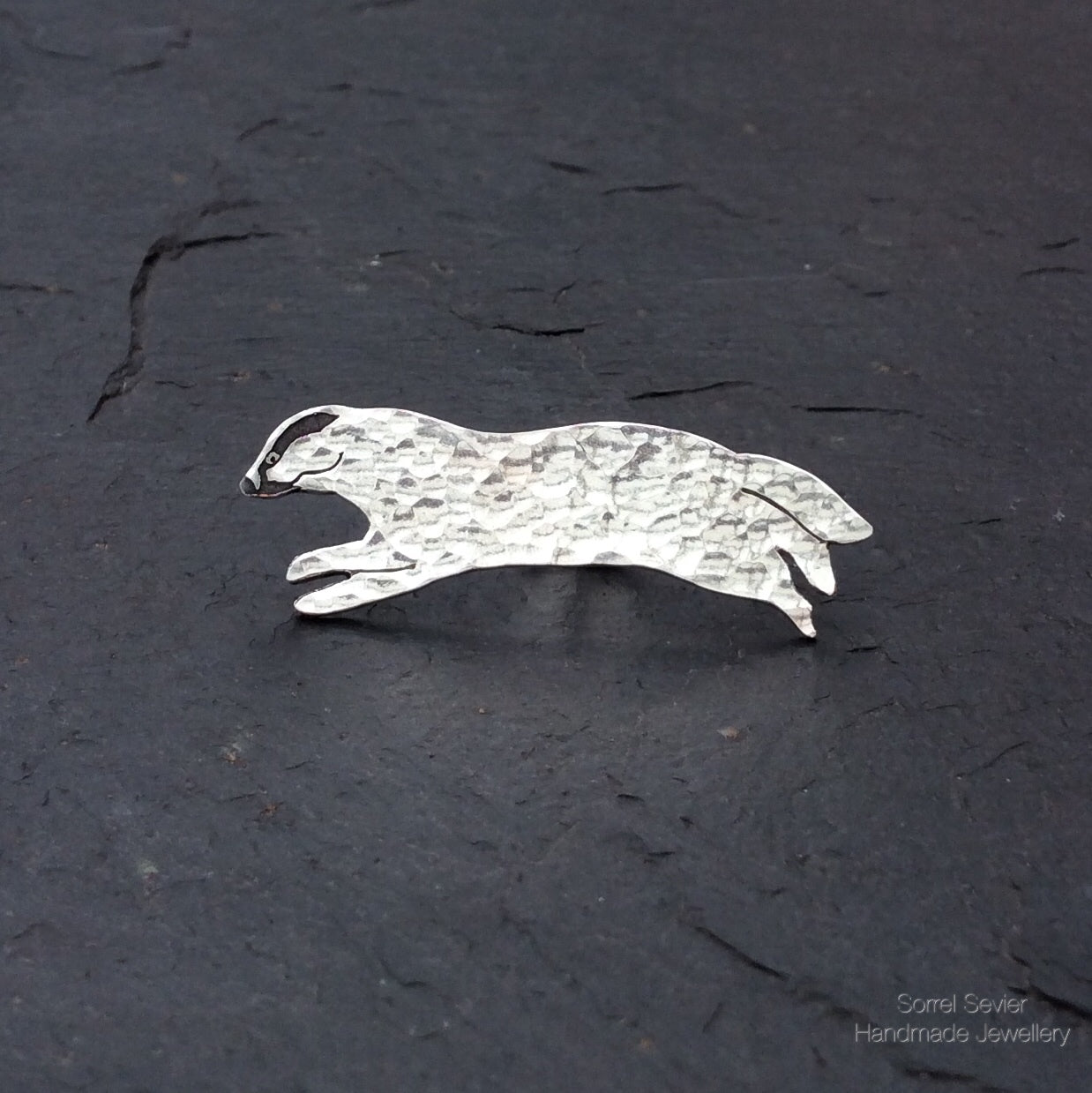 Badger Brooch