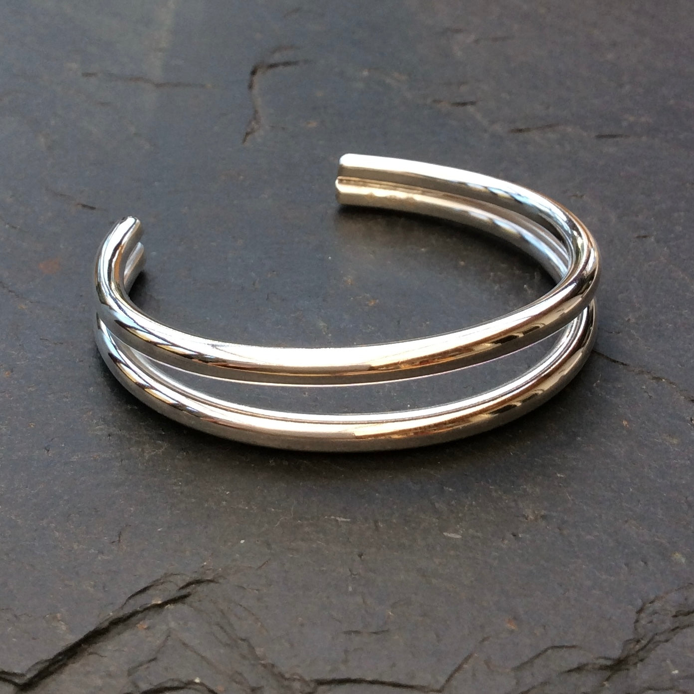 Two Strand Open Ended Bracelet