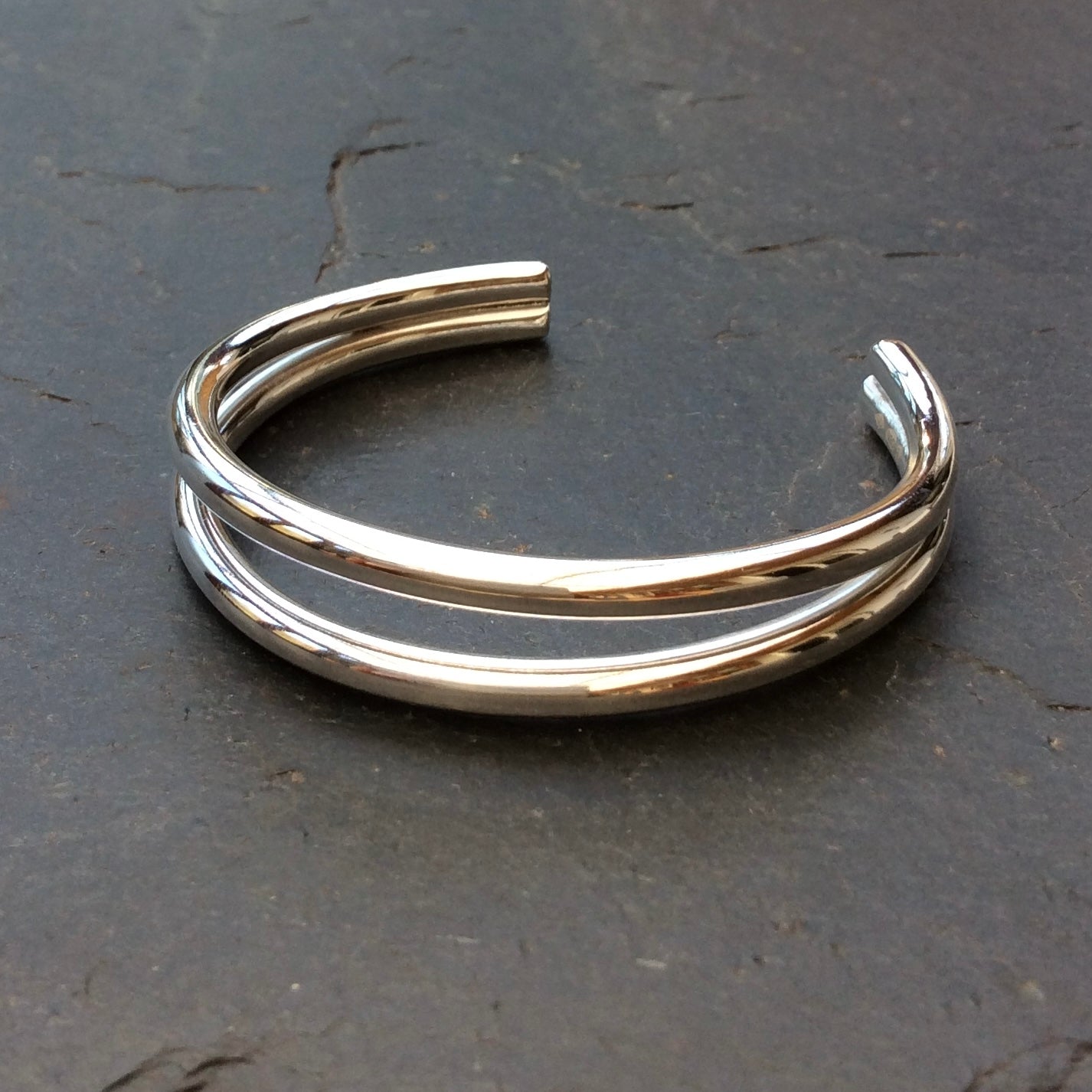 Two Strand Open Ended Bracelet