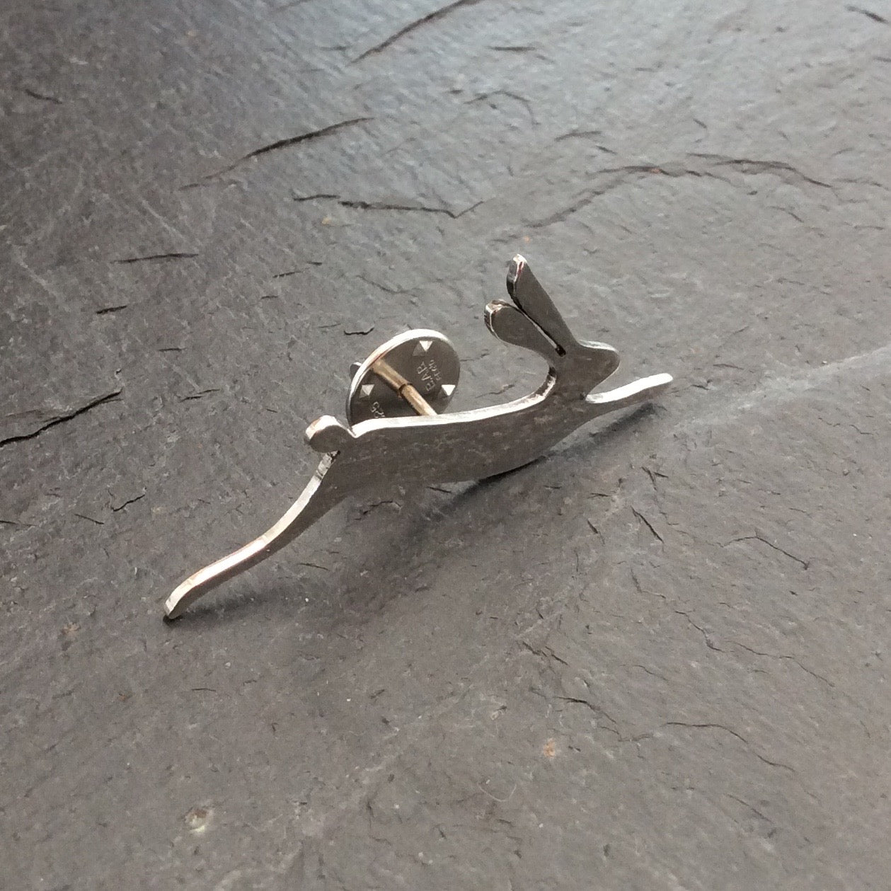 Running Hare Brooch