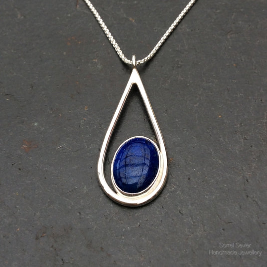 Lapis Lazuli Teardrop Necklace