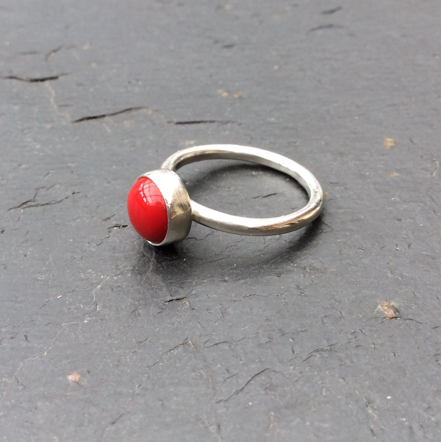 Red Coral Ring