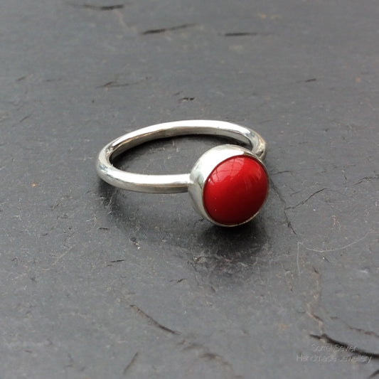 Red Coral Ring