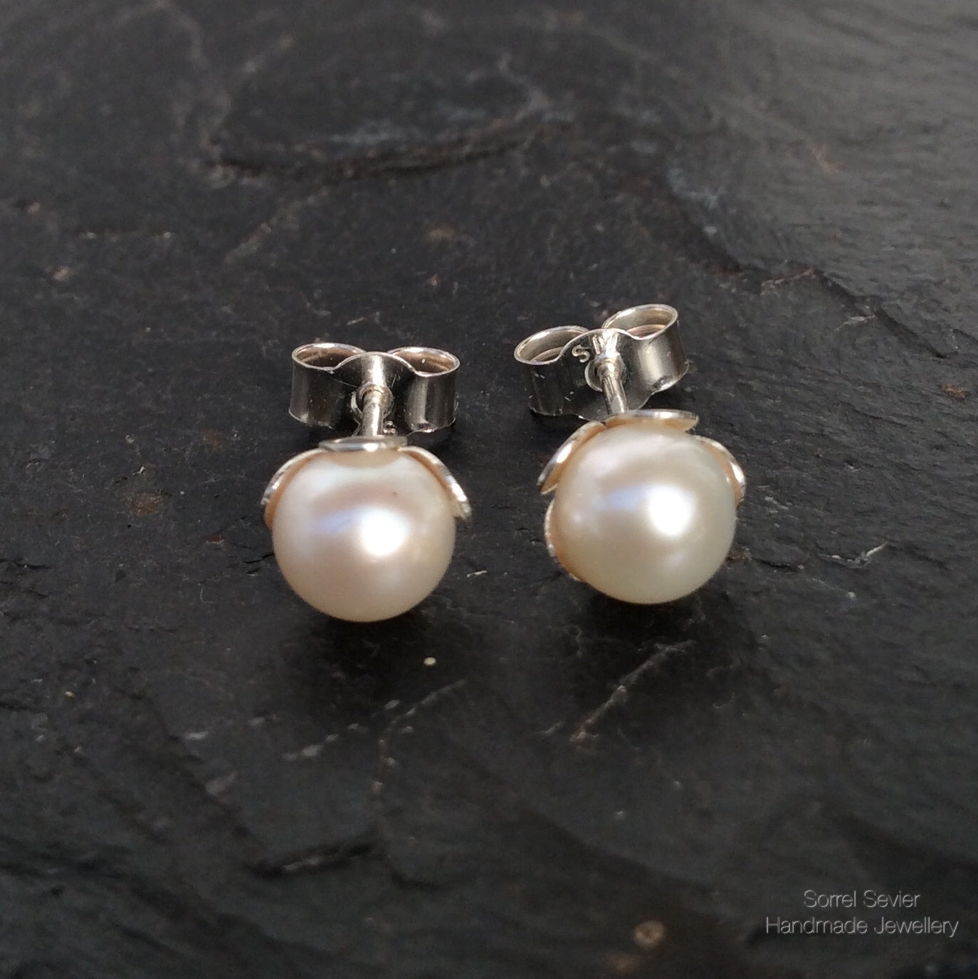 Pearl Stud Earrings