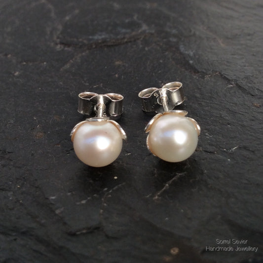 Pearl Stud Earrings