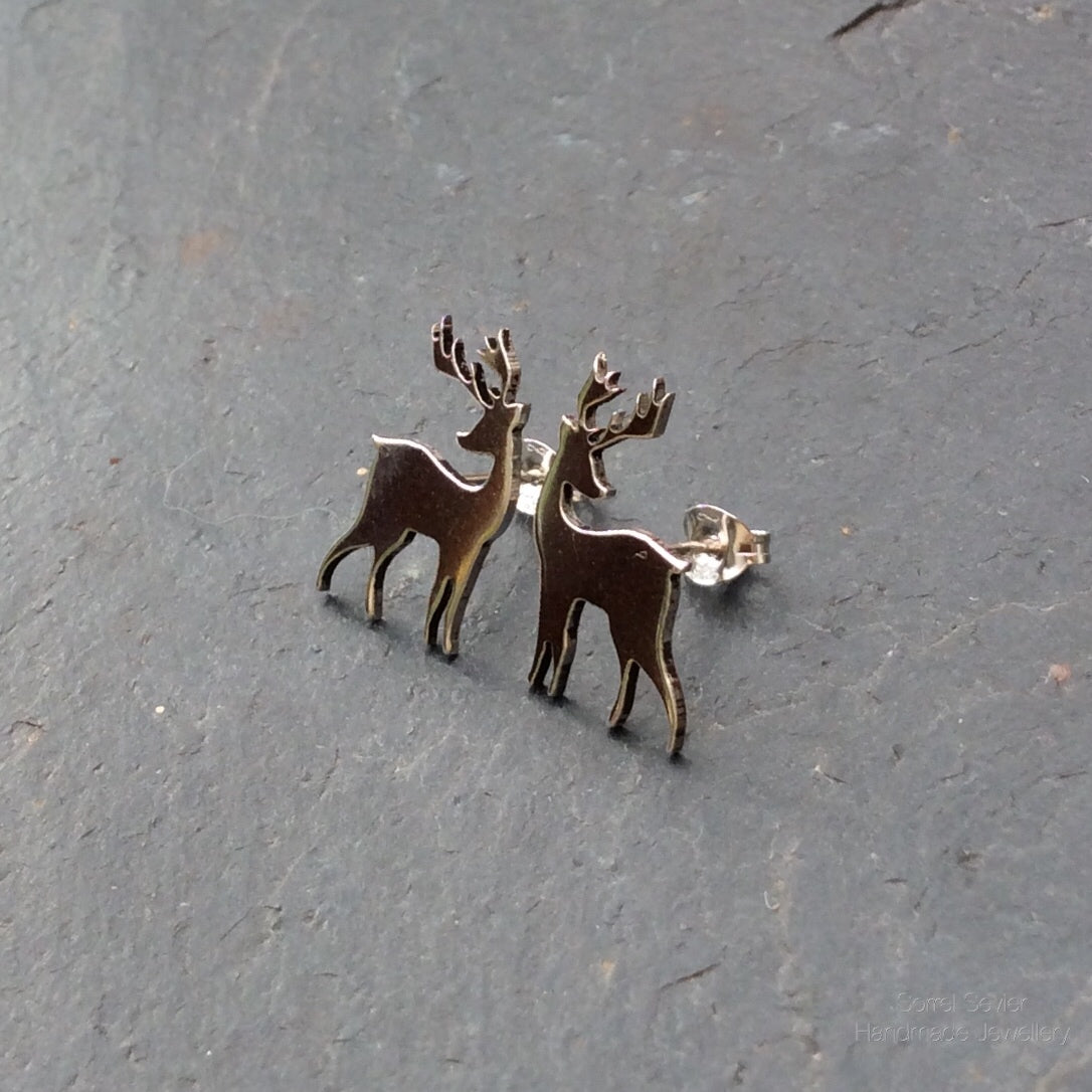 Reindeer Stud Earrings