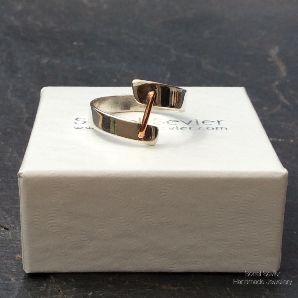 Copper ‘Staple’ Ring