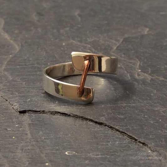 Copper ‘Staple’ Ring