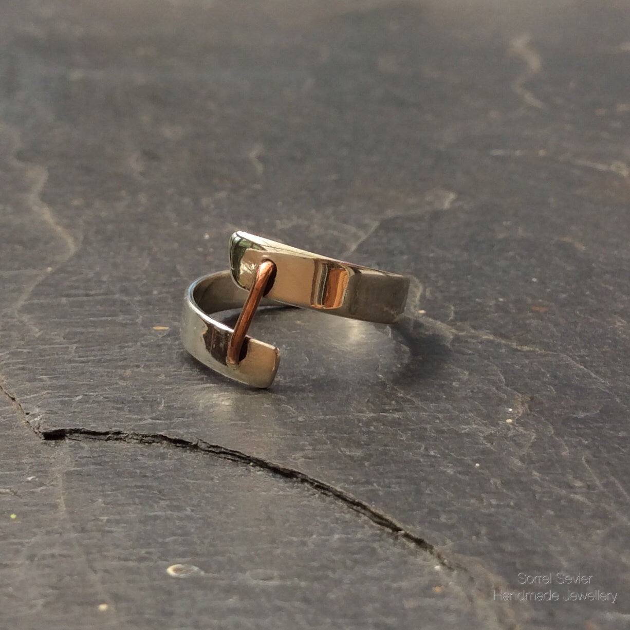Copper ‘Staple’ Ring