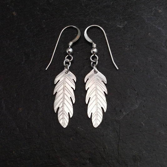 Feather Dangle Earrings